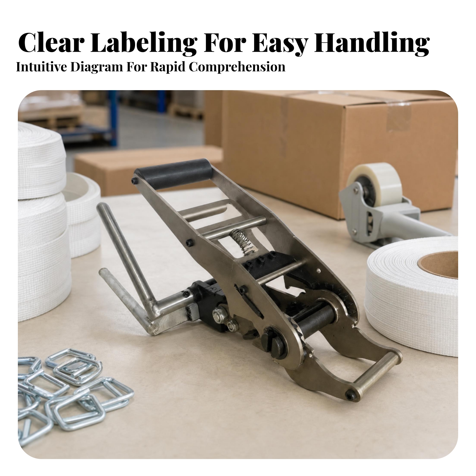 Compact Strap Tensioner Packin - Heavy Equipment And Machinery recension och pris