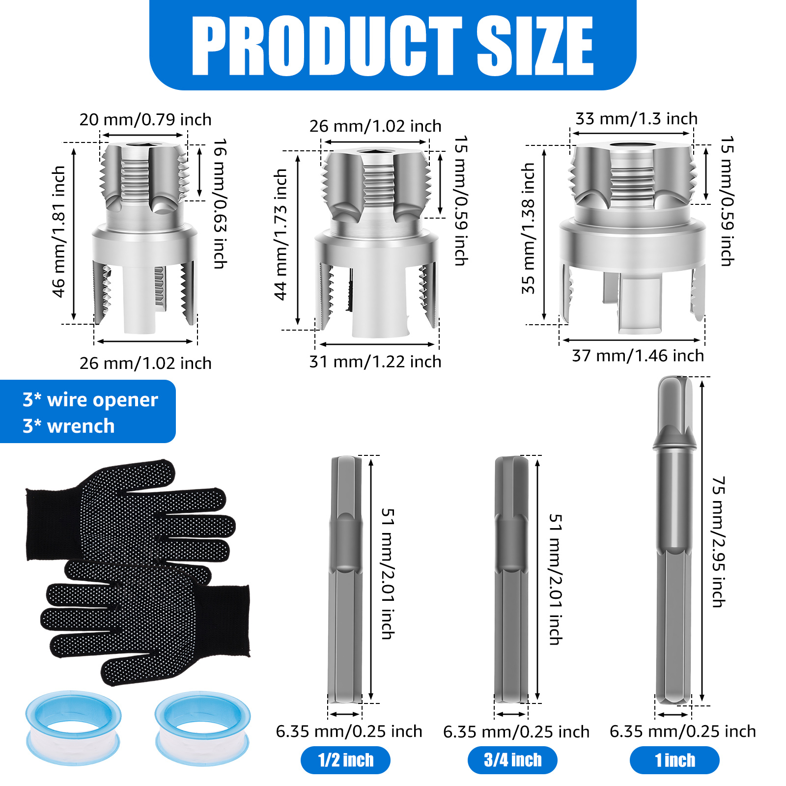 4 in 1 Water Pipe Thread Cutti - Pipe Threading Machine recension och pris