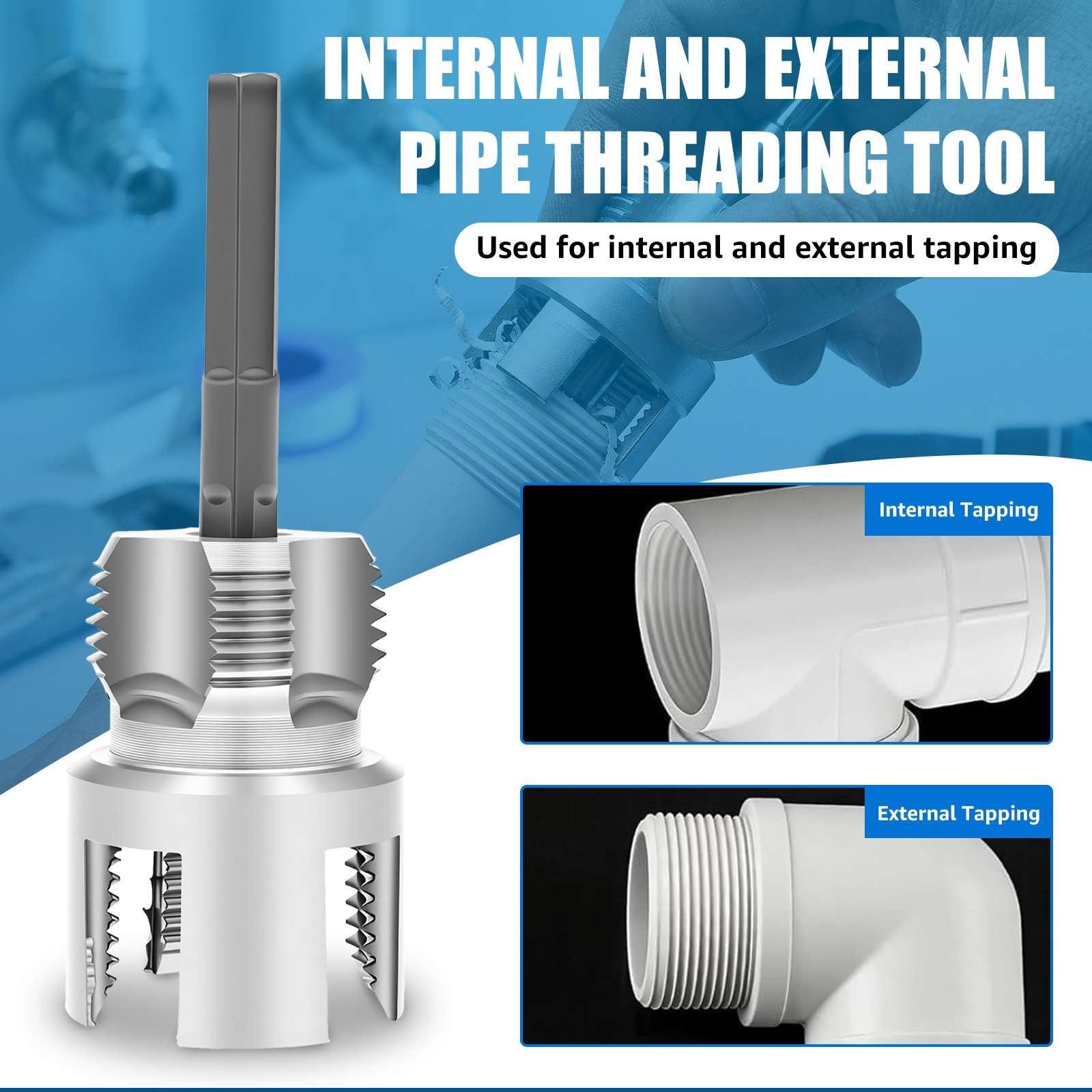 4 in 1 Water Pipe Thread Cutti - Pipe Threading Machine recension och pris