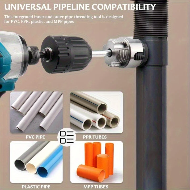 3pcs Heavy-Duty PVC/Plastic Pi - Pipe Threading Machine recension och pris