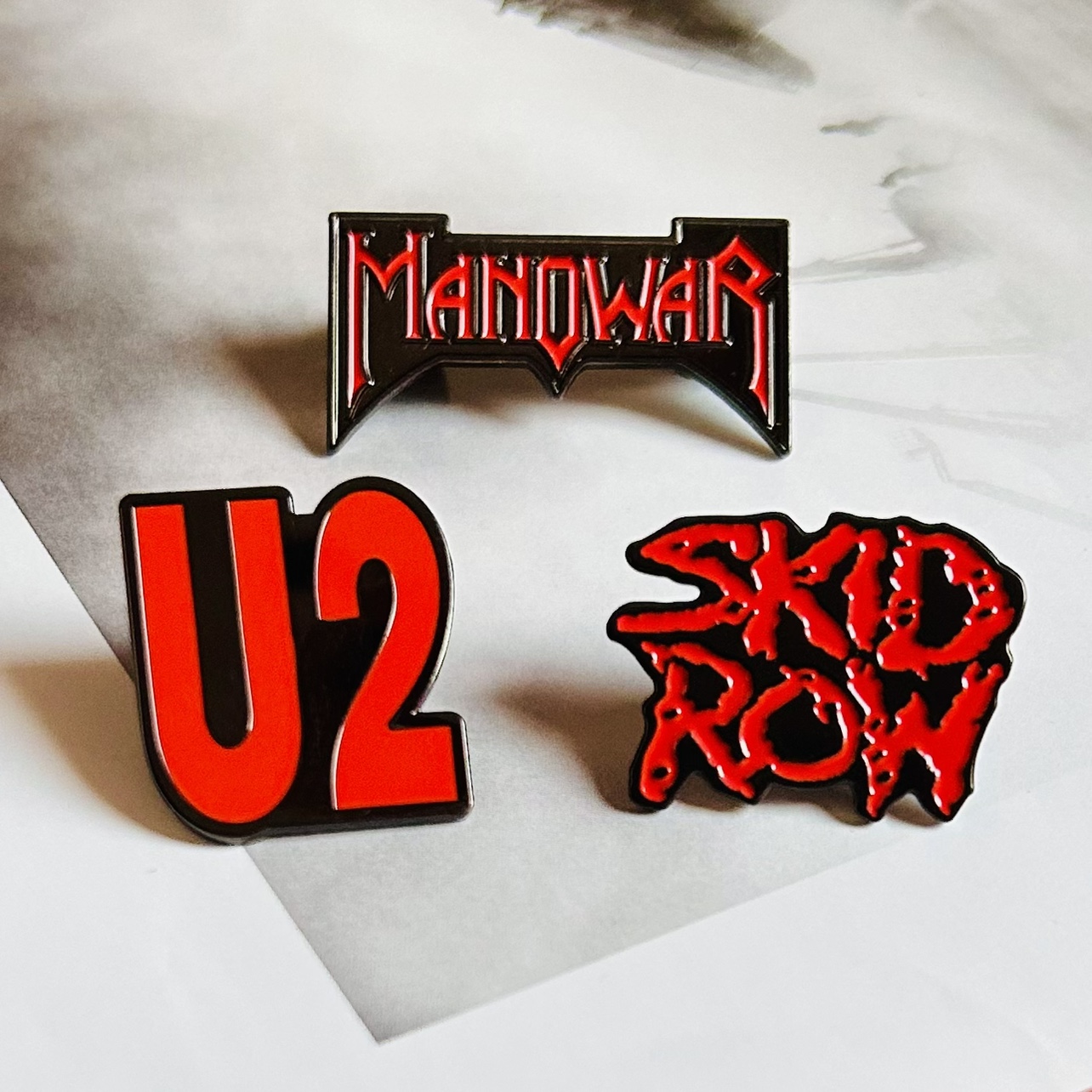 Rock Band Logo Metal Badge Mus - Heavy Equipment Logo recension och pris
