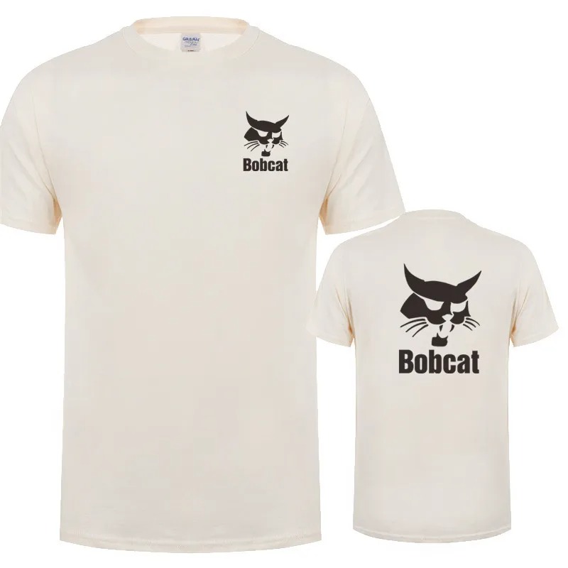 Bobcat T Shirt Summer Men Shor - Heavy Equipment Logo recension och pris