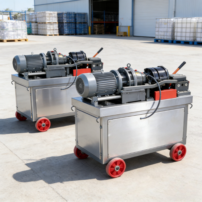 Portable Rebar Reinforcing Bar - Pipe Threading Machine recension och pris