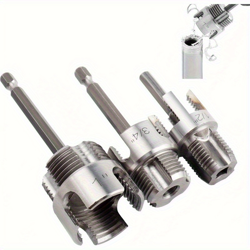 3pcs Heavy-Duty PVC/Plastic Pi - Pipe Threading Machine recension och pris